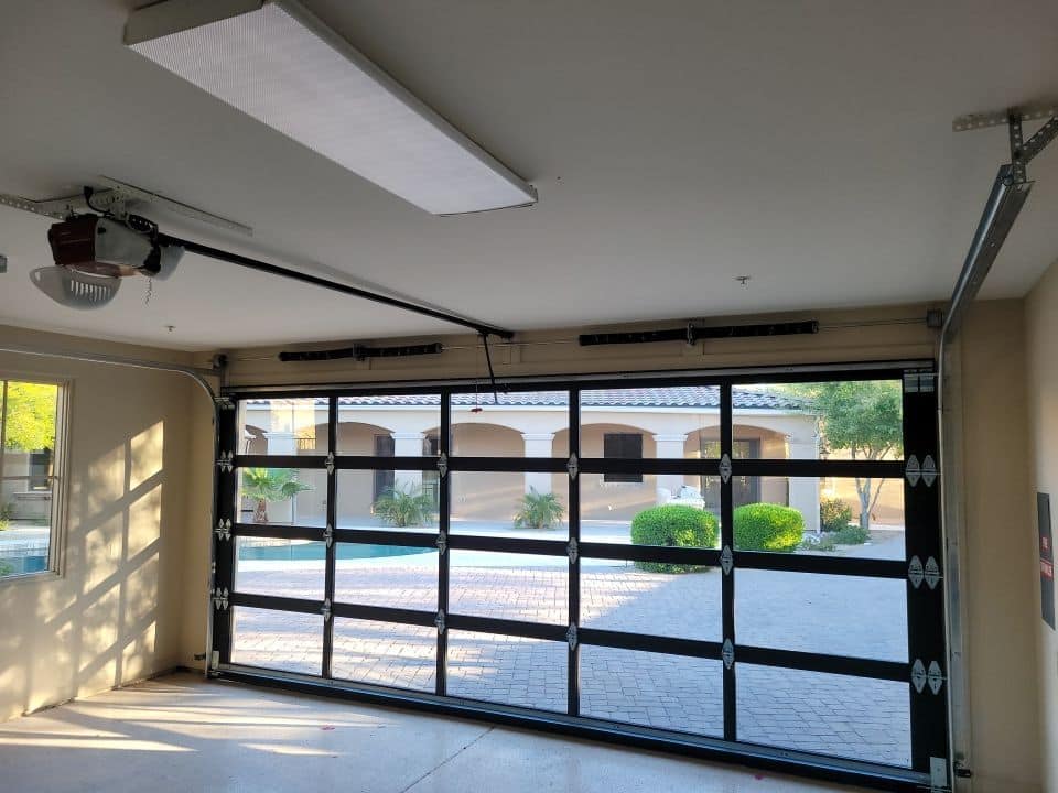 indoor outdoor continuation with glass doors