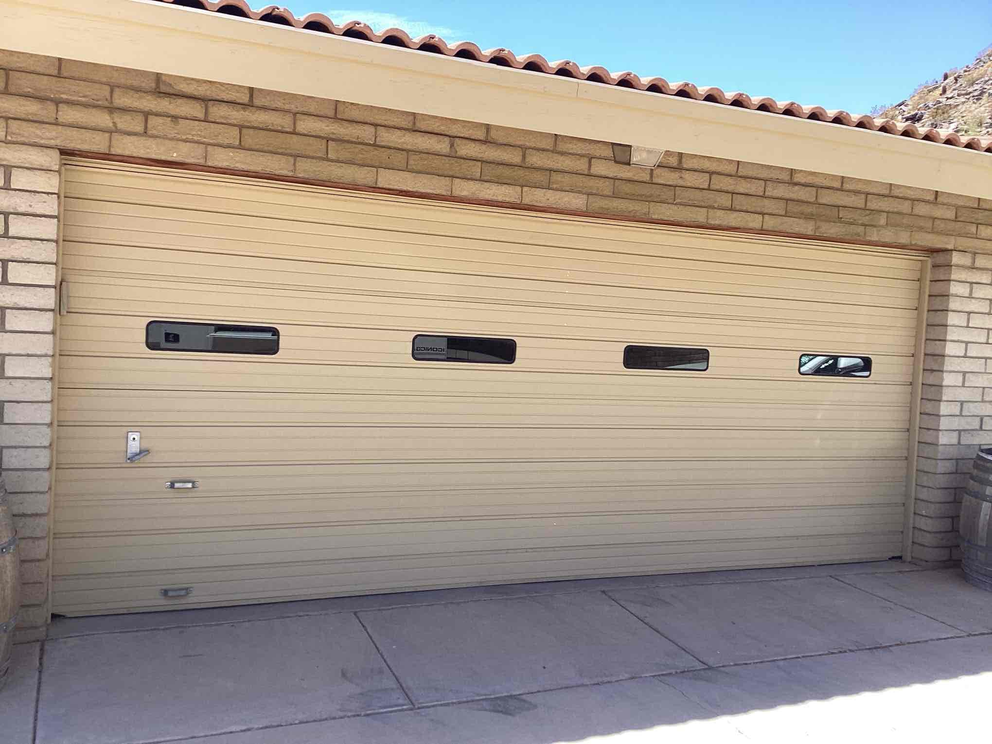 rolling steel garage door